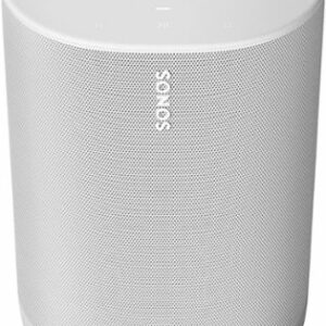 Sonos - Geek Squad Certified Refurbished Move Smart Portable Wi-Fi and Bluetooth Speaker with Alexa and Google Assistant - White