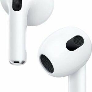 Apple - Geek Squad Certified Refurbished AirPods (3rd generation) - White