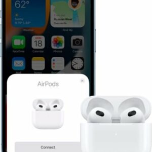 Apple - Geek Squad Certified Refurbished AirPods (3rd generation) - White