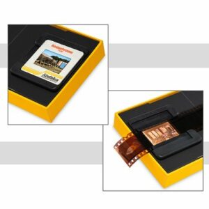 Kodak - Mobile Film & Slide Scanner, Portable Scanner Lets You Scan Old 35mm Films & Slides Photo Using Your Smartphone Camera - Black