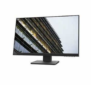 Lenovo - ThinkVision 23.8" E24-28 LED FHD Monitor (HDMI, DisplayPort, VGA) - Raven Black