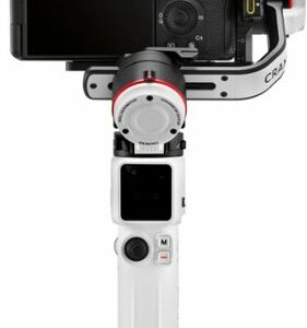 Zhiyun - Crane M3 3-Axis Gimbal Stabilizer for Smartphones, Action Cameras, and Mirrorless Cameras with detachable tri-pod stand - White