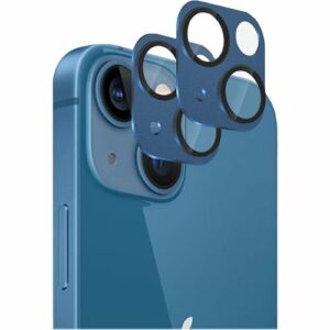 SaharaCase - ZeroDamage Camera Lens Protector for Apple iPhone 13 and iPhone 13 mini (2-Pack) - Blue