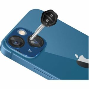 SaharaCase - ZeroDamage Camera Lens Protector for Apple iPhone 13 and iPhone 13 mini (2-Pack) - Blue