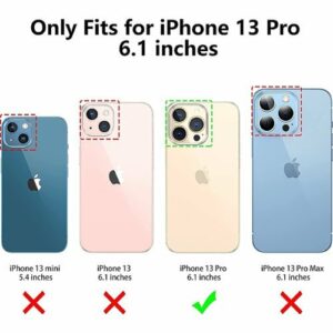 SaharaCase - ZeroDamage Tempered Glass Rear Housing Protector for Apple iPhone 13 Pro (2-Pack)