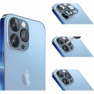 SaharaCase - ZeroDamage Camera Lens Protector for Apple iPhone 13 Pro and iPhone 13 Pro Max (2-Pack) - Blue