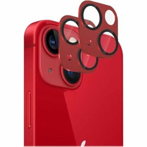 SaharaCase - ZeroDamage Camera Lens Protector for Apple iPhone 13 and iPhone 13 mini (2-Pack) - Red