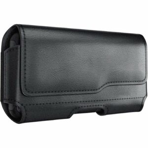 SaharaCase - Holster Case for Apple iPhone 12 Pro Max, iPhone 13 Pro Max, iPhone 14 Plus/14 Pro Max and iPhone 15 Plus/15 Pro Max - Black