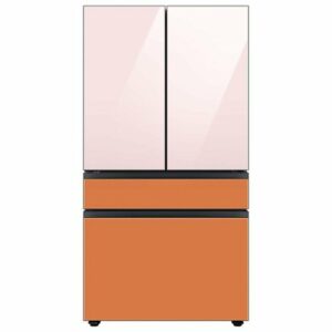 Samsung - Bespoke 4-Door French Door Refrigerator panel - Bottom Panel - Clementine Glass