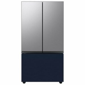 Samsung - Bespoke 3-Door French Door Refrigerator panel - Bottom Panel - Navy Steel