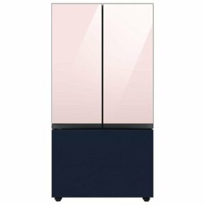 Samsung - Bespoke 3-Door French Door Refrigerator panel - Bottom Panel - Navy Steel