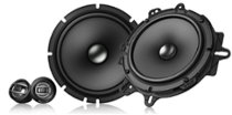 Pioneer - A Series 6 1/2in. 350W Max Power 2-Way 20mm PI-Tweeter - Component Speakers Pair - Black