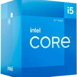 Intel - Core i5-12400 12th Generation - 6 Core - 12 Thread - 2.5 to 4.4 GHz - LGA1700 - Desktop Processor - Grey/Black/Gold