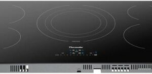 Thermador - Masterpiece Series 36" Built-In Electric Induction Cooktop with 5 elements and Frameless Design - Black