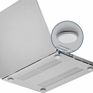 Insignia™ - Hard-Shell Case for 2021 and 2023 MacBook Pro 14" - Frosted Clear