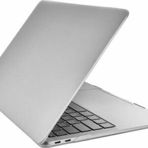 Insignia™ - Hard-Shell Case for 2018-2020 MacBook Air 13.3" - Frosted Clear