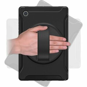 SaharaCase - PROTECTION Hand Strap Series Case for Samsung Galaxy Tab A8 - Black