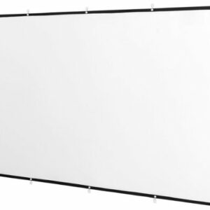 Insignia™ - 100" Home Theater Portable Folding Projector Screen - White