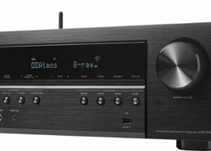 Denon - AVR-S760H (75W X 7) 7.2-Ch. with HEOS and Dolby Atmos 8K Ultra HD HDR Compatible AV Home Theater Receiver with Alexa - Black