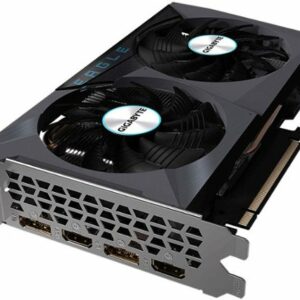 GIGABYTE - NVIDIA GeForce RTX 3050 EAGLE OC 8GB 128-bit GDDR6 Graphics Card with 2x WINDFORCE Fans - Black