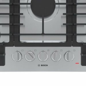 Bosch - 500 Series 30" Built-In Gas Cooktop with 5 burners - Stainless Steel