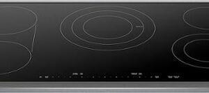 Bosch - Benchmark Series 36" Built-In Electric Cooktop with 5 elements and Stainless Steel Frame - Black