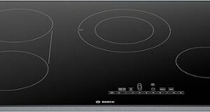 Bosch - 800 Series 30" Built-In Electric Cooktop with 4 elements - Black