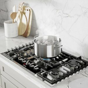 Bosch - Benchmark Series 30" Built-In Gas Cooktop with 5 burners - Stainless Steel