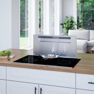 Bosch - Benchmark Series 30" Built-In Electric Cooktop with 5 elements and Stainless Steel Frame - Black