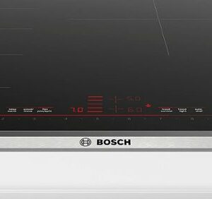 Bosch - Benchmark Series 30" Built-In Electric Induction Cooktop with 4 elements and Wifi - Black