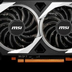 MSI - AMD Radeon RX 6500 XT Mech 2X 4G OC - 4GB GDDR6 - PCI Express 4.0 - Graphics Card - Black