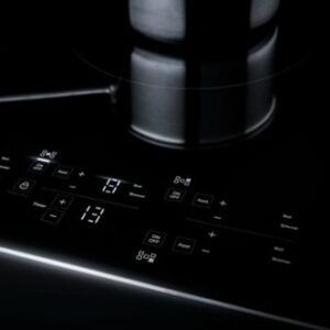 JennAir - 36" Lustre Built-In Electric Cooktop with Auto Sensor Cooking - Black