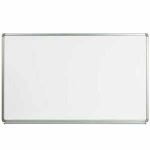 Flash Furniture - Cardim Magnetic Marker Board - White