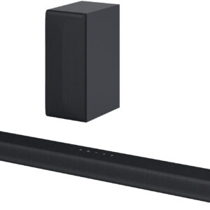 LG - 3.1 Channel Soundbar with Wireless Subwoofer and DTS Virtual:X - Black