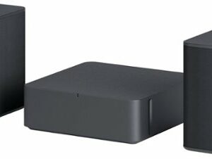 LG - 5.1.2 Channel Soundbar with Wireless Subwoofer, Dolby Atmos and DTS:X - Black