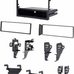 Metra - Dash Kit for Select 1988-2006 Acura, Honda and Isuzu Vehicles - Black