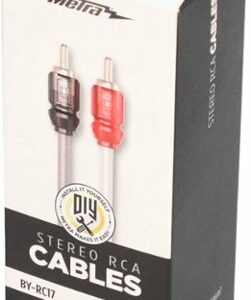 Metra - 17' Interconnect RCA Cable (2-Pack) - Multi