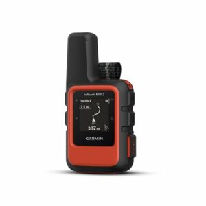 Garmin - inReach Mini 2 Compact Satellite Communicator 1.3" GPS with Built-In Bluetooth - Flame Red