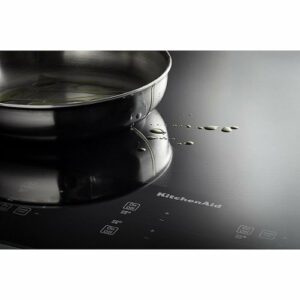 KitchenAid - 30' Built-In Cooktop with 5 Burners and 10''/6'' Even-Heat Ultra Power Element with Simmer Setting - Black