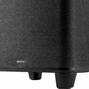 Denon - Home Wireless Subwoofer with Built-in HEOS - Black