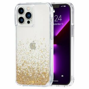 Case-Mate - Twinkle Ombre Hardshell Case for iPhone 13 Pro Max - Gold