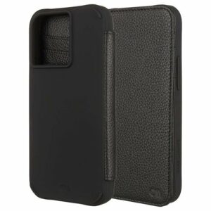 Case-Mate - Wallet Folio w/ MagSafe w/ Antimicrobial for iPhone 13 Pro - Black