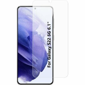 SaharaCase - ZeroDamage Ultra Strong+ Tempered Glass Screen Protector for Samsung Galaxy S22 - Clear