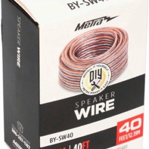 Metra - 40' Spool 18-Gauge Speaker Wire - Clear