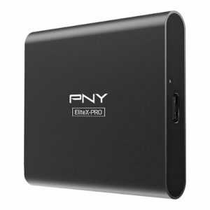 PNY - EliteX-PRO 4TB USB 3.2 Gen 2x2 Type-C Portable SSD - Black