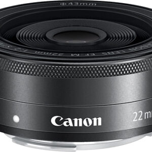 Canon - EF-M22mm F2 STM Standard Lens for EOS DSLR Cameras - Black