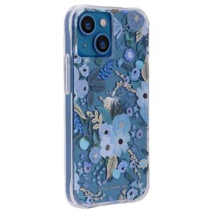 Rifle Paper - iPhone 13 w/ Antimicrobial - Garden Party Blue