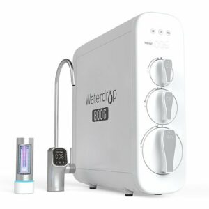 Waterdrop - 800GPD Tankless Reverse Osmosis Water Filter with UV Light - White