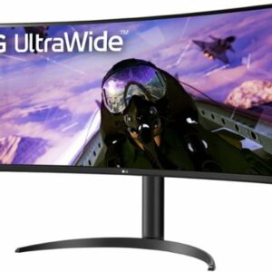 LG - 34” LED Curved UltraWide QHD 160Hz FreeSync Premium Monitor with HDR (HDMI, DisplayPort) - Black