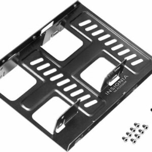 Insignia™ - Dual Drive Mount for 2.5” SATA, SSDs or Hard Drives - Black